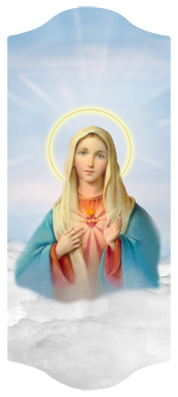 DARAY-C-108-BL Immaculate Heart Clouds Blue